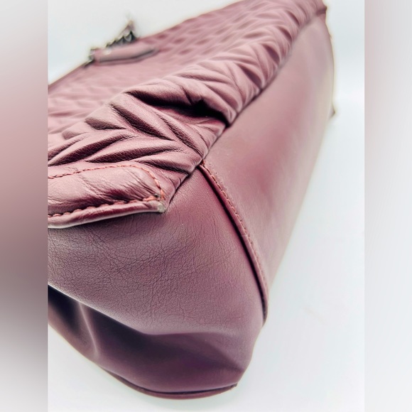 🌺Simply Vera Vera Wang Bedford Triple Entry Purse Ruched Tote/Handbag Purse🌸🌺 - Picture 8 of 16